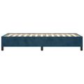 vidaXL Rám postele bez matraca tmavomodrý 90x200 cm zamat
