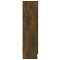 vidaXL Vitrína dymový dub 82,5x30,5x115 cm spracované drevo