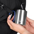 Kempingový hrnček NILS Camp NC17110 s karabínou 300ml modrý