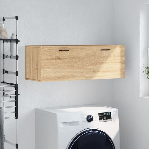 vidaXL Nástenná skrinka dub sonoma 100x36,5x35 cm kompozitné drevo