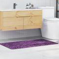 vidaXL Protišmyková kúpeľňová podložka Fialová 70 x 120 cm PP