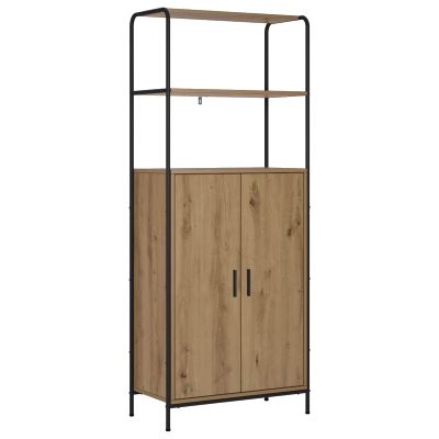 vidaXL Highboard Dub artisan 40 x 33 x 161 cm Kompozitné drevo