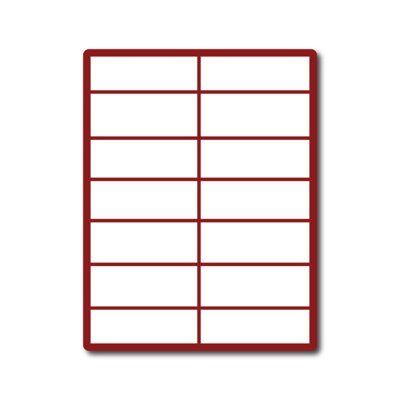etikety Samolepiace 105x42,3 univerzálne biele 14ks/A4 (100 listov A4/bal.)