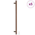 vidaXL Rukoväte na skrinku 5 ks bronzové 480 mm nehrdzavejúca oceľ