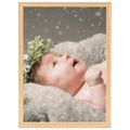 vidaXL Fotorámiky na stôl, koláž 10 ks, svetlý dub 15x21 cm