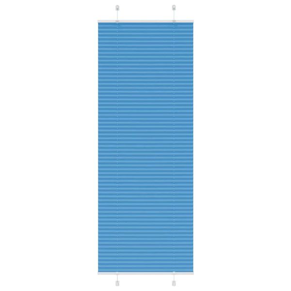 vidaXL Plisovaná roleta modrá 80x200 cm šírka látky 79,4 cm polyester