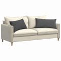 vidaXL Vankúše na pohovku 2 pcs Tmavo šedá 80 x 40 cm