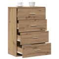 vidaXL Servírovacia skriňa Remeselný dub 60 x 31 x 84 cm
