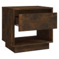 vidaXL Nočné stolíky 2 ks, tmavý dub 45x34x44 cm, kompozitné drevo