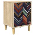 vidaXL Nočný stolík OMMEN Dub sonoma 36 x 33 x 50 cm Kompozitné drevo