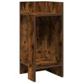 vidaXL Bočné stolíky 2 ks s policou tmavý dub 25,5x27x60 cm