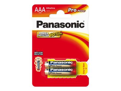 Batéria AAA(R03) alkalická PANASONIC Pro Power 2ks / blister