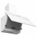 vidaXL Nástenný digestor 60 cm, nehrdzavejúca oceľ+tvrdené sklo, biely