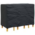 vidaXL Obal na nábytok Jednofarebný Čierna 140 x 70 x 90 cm 600D