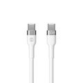Forever Flexible kábel USB-C - USB-C 2,0 m 100W biely