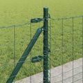 vidaXL Euro plot s betónovým podstavcom 10 x 0,6 m PVC potiahnutá oceľ