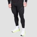 Seamless legíny Static Black - GymBeam, veľkosť L, 72% polyester, 23% nylon 5% elastane