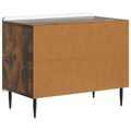 vidaXL Nočný stolík Dymový dub 62 x 34,5 x 49,5 cm Kompozitné drevo