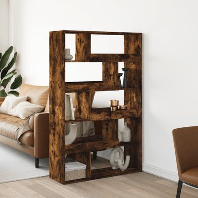 vidaXL Deliaca stena dymový dub 100x33x156,5 cm kompozitné drevo