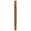 vidaXL Okrúhly koberec hnedý 60 cm bambusový