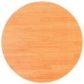 vidaXL Stolová doska okrúhla voskovohnedá Ø90x2,5 cm borovicový masív