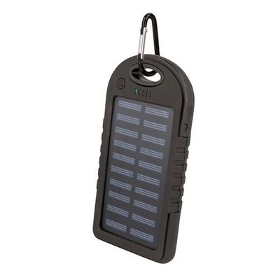SETTY solárna čierna powerbanka 5000mAh 5V GSM036554