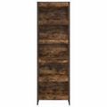 vidaXL Knižnica 60 x 30 x 189,5 cm Kompozitné drevo Dymová dub