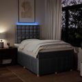 vidaXL Boxspring posteľ s matracom bledosivá 120x200 cm látka