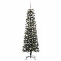 vidaXL Umelý vianočný stromček Zelená 150 cm PVC, plast a oceľ