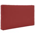 vidaXL Vankúš na vonkajšiu pohovku Polyester vínovo červená 80 x 80 cm