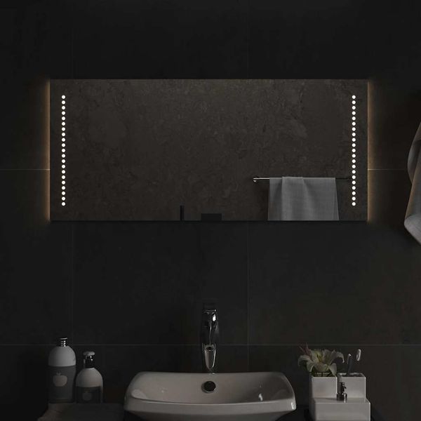 vidaXL LED kúpeľňové zrkadlo 90x40 cm