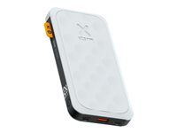 Powerbanka - 10000 mAh - 20 watt - PD, QC 3.0 - 3 výstupné konektory (USB, 2 x USB-C) - biela