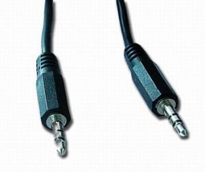 Kábel prípojný jack 3,5 mm M/M, 1,2 m, audio