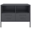 vidaXL TV skrinky 2 ks antracitové 68x39x50,5 cm oceľ