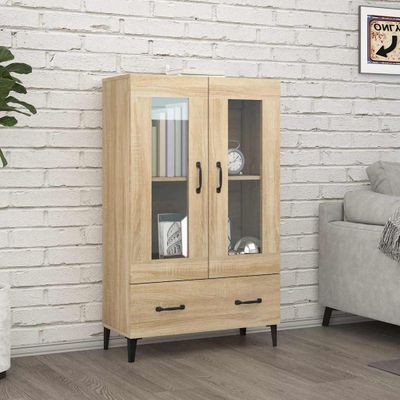 vidaXL Vysoká skrinka dub sonoma 70x31x115 cm spracované drevo