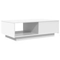 vidaXL Konferenčný stolík Biela 95 x 55 x 31 cm Kompozitné drevo