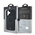 Puzdro Mercedes pre iPhone 16 Plus 6,7" MEHMP16M23RCMK tvrdé hladké kožené MagSafe čierna