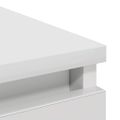 vidaXL Komoda biela 80x35x99 cm spracované drevo