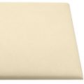 vidaXL Nástenné panely 12 ks krémové 60x30 cm umelá koža 2,16 m²