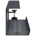vidaXL Úložný box na káble pod stôl 2 ks Antracitová 35 x 12 x 13 cm