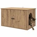 vidaXL Mačka Dom Dub artisan 85 x 55 x 50,5 cm Kompozitné drevo