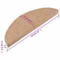 vidaXL Nášľapy na schody samolepiace 20 ks béžové 56x17x3 cm