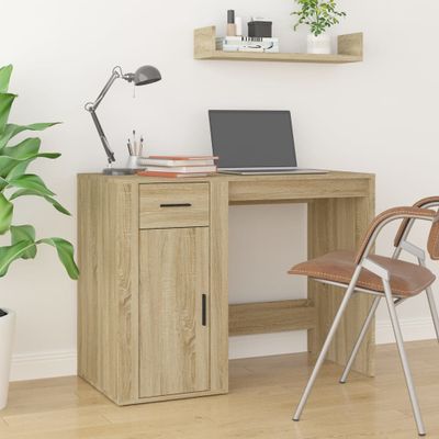vidaXL Stôl dub sonoma 100x49x75 cm spracované drevo