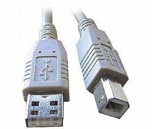USB kábel typu AB, dĺžka 3m HQ Black