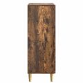 vidaXL Servírovacia skriňa so zásuvkou Dymový dub 66 x 34,5 x 95 cm