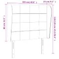 vidaXL Čelo postele so záhybmi tmavozelený 103x23x118/128 cm zamat