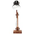vidaXL Industriálna stolová lampa, čierna, okrúhla 58x18x90 cm E27