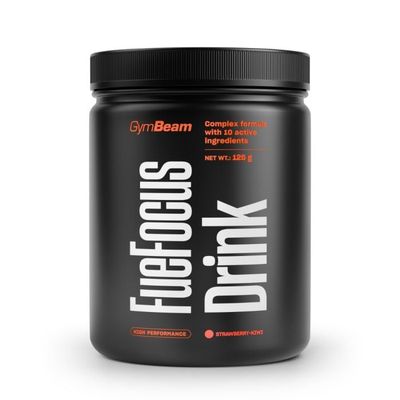 FueFocus Drink - GymBeam, jahoda kiwi, 125 g