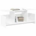 vidaXL TV stolík 102 x 35 x 45 cm Biela Kompozitné drevo