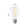 LED žiarovka Filament A60 / E27 / 5,9 W (60 W) / 806 lm / teplá biela